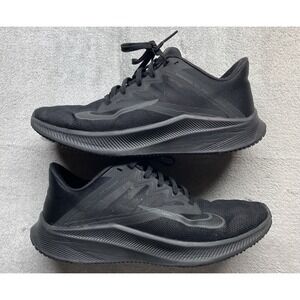Nike Quest 3 Shoes Women's Size 7 Black/Dark Smoke Grey CD0230-001 Running